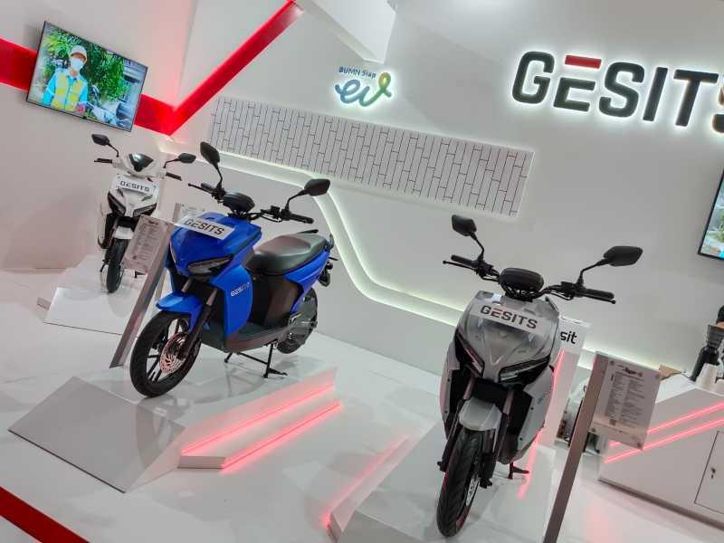 IIMS 2023: Gesits Luncurkan Motor Listrik Baru Bergaya Setang Telanjang