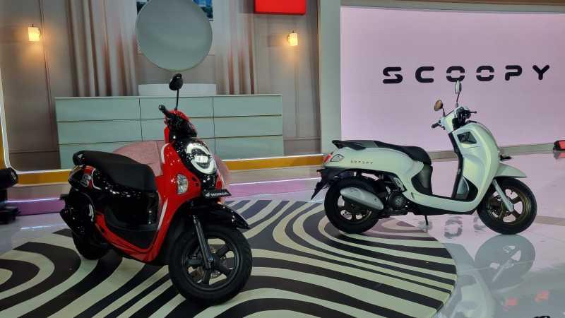 FOTO: New Honda Scoopy, Lampu Baru dan Pakai Cover Setang