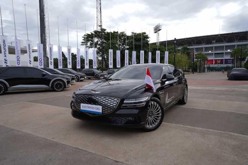 FOTO: Melihat Lebih Dekat Genesis G80, Mobil Pejabat VIP KTT G20