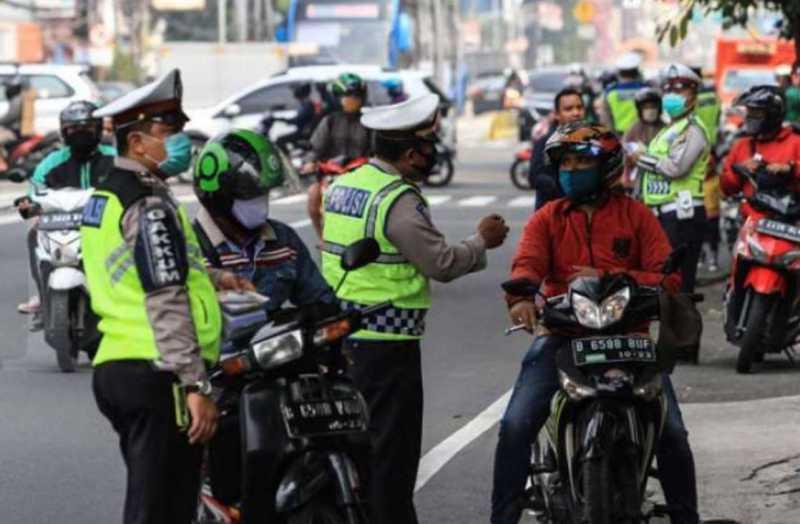 Plat Nomor Bodong dan Knalpot Berisik jadi Incaran Tilang Manual