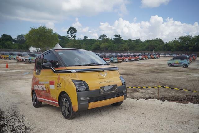 Latihan Menaklukkan Wuling Air ev untuk KTT G20