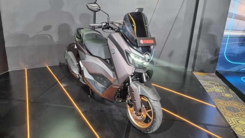 FOTO: Yamaha Nmax Turbo dari Dekat, Tampangnya Agresif Banget!