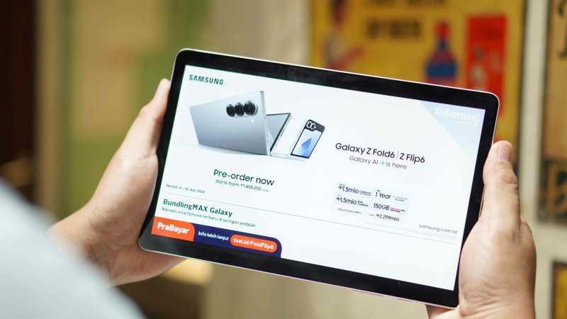 Pre-order Galaxy Z Fold6 & Z Flip6, Bonus eSIM Telkomsel 150 GB