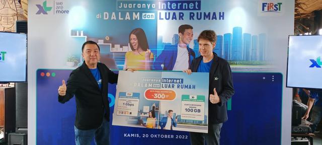 XL Axiata-First Media Geber Internet Ngebut 1 Gbps di Rumah