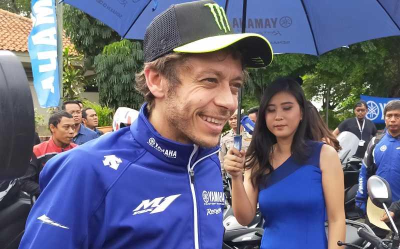 Jatuh di MotoGP Misano, Rossi Akui Lakukan Kesalahan