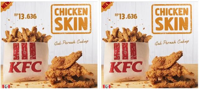 Kriuk.. Ada Menu Khusus Kulit Ayam di KFC