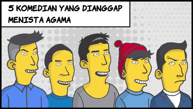 INFOGRAFIS: 5 Komedian yang Dianggap Menista Agama