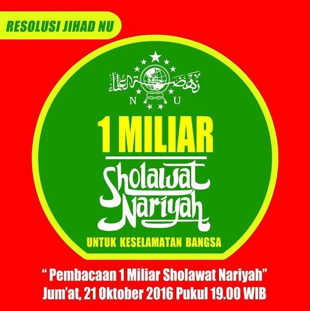 Pembacaan 1 Milyar Shalawat Nariyah 