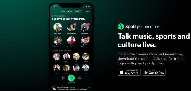 Diam-diam, Spotify Rilis Fitur Greenroom yang Mirip Clubhouse