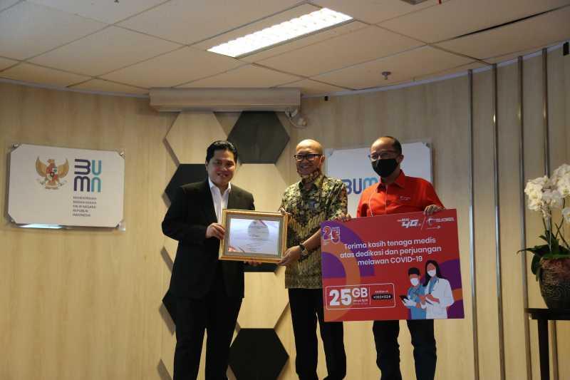 Telkomsel Siapkan Kuota Data 25GB per Bulan Hanya Rp10 untuk Tenaga Medis Covid-19