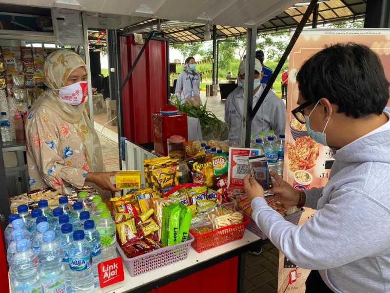 Transaksi di Rest Area Kini Bisa Pakai LinkAja