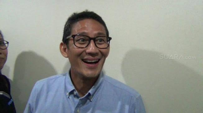 Cegukan Gak Berhenti, Sandiaga Uno Stres?