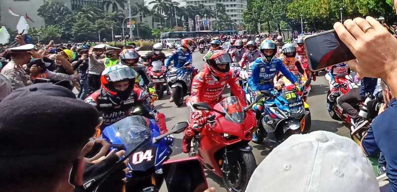 Pembalap MotoGP Mandalika Bakal Parade di Mataram Sebelum Balapan