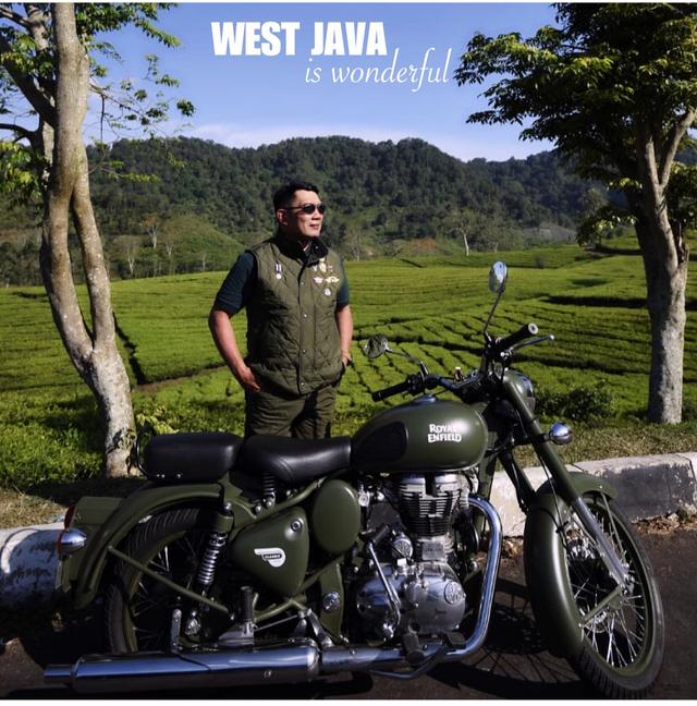 Mengenal Motor Ridwan Kamil Kala jadi Bikers, Royal Enfield Classic Battle Green