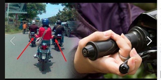 Viral, Cara Salah Wanita Pegang Setang Motor