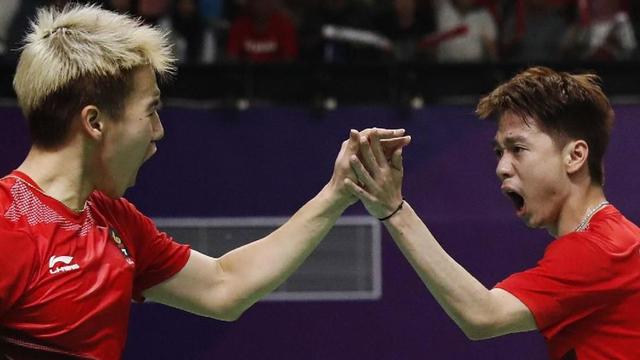 Kevin/Marcus Rebut Emas ke-24 Indonesia di Asian Games 2018