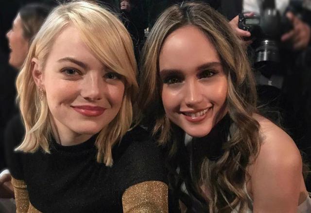  Wow! Foto Bareng Emma Stone, Cinta Laura Bakal Main Satu Film? 