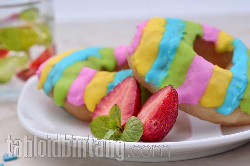 Resep Donat Rainbow