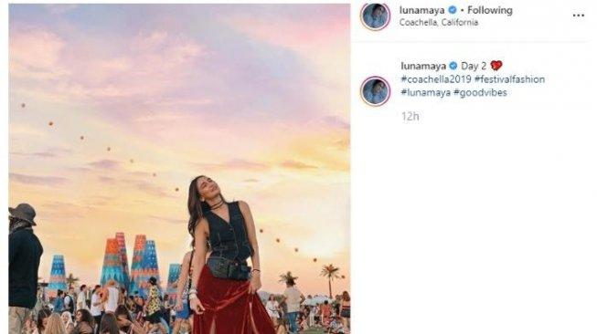 Tas Luna Maya di Coachella, Harganya Bikin Spontan Bilang Wah Gila