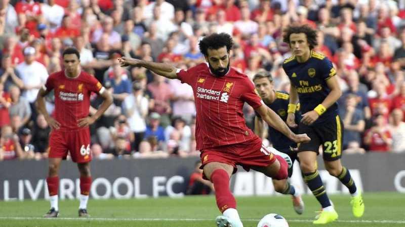 Hasil Liga Inggris: Salah Dua Gol, Liverpool Tekuk Arsenal