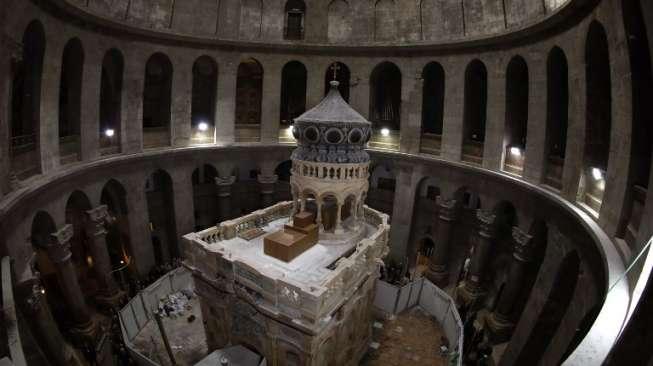 Penampakan Baru Gua yang Diyakini Makam Yesus