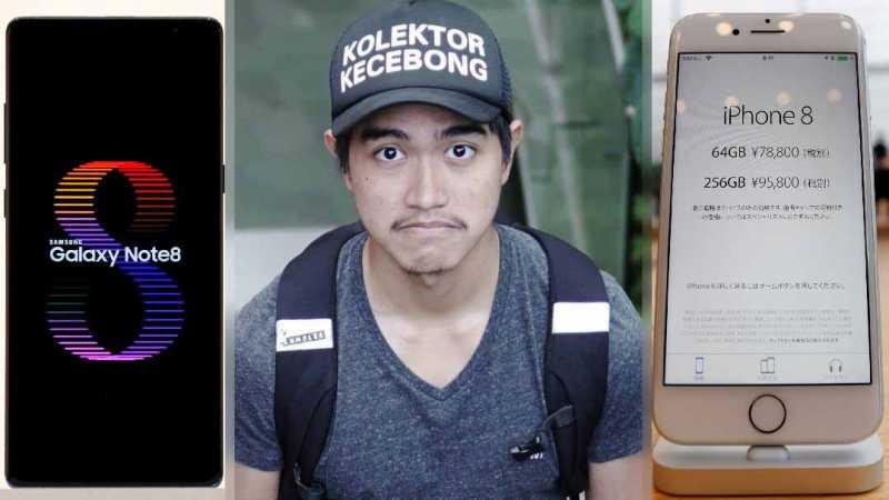 Ketika Kaesang Bingung Pilih Ponsel, Galaxy Note 8 atau iPhone 8 Plus?