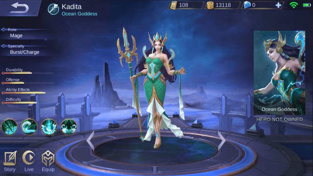 Mobile Legends Siap Rilis Hero Baru Kadita yang Mirip Nyi Roro Kidul