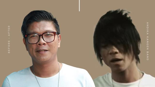 Transformasi Gaya Rambut Andika eks ‘Kangen Band’