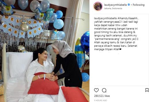 Jenguk Titi Kamal, Laudya Cynthia Bella Didoakan Cepat Hamil