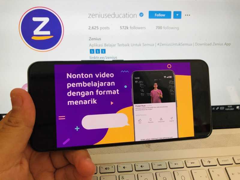 Aplikasi Edutech Zenius Terapkan Pembelajaran Adaptif yang Lagi Tren